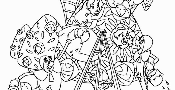 Coloring Pages Disney Alice In Wonderland Alice and Wonderland Club Cards Coloring Pages