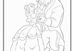 Coloring Pages Disney Beauty and the Beast Belle and Beast Dance