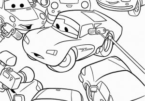 Coloring Pages Disney Cars 2 Many Cars From the Disney Cars Movie Coloring Sheet