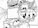 Coloring Pages Disney Cars Lightning Mcqueen Cars Doc Hudson tow Mater Lightning Mcqueen Printable
