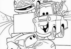 Coloring Pages Disney Cars Lightning Mcqueen Cars Doc Hudson tow Mater Lightning Mcqueen Printable