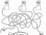 Coloring Pages Disney Cars Lightning Mcqueen Disney Cars Maze Coloring Page