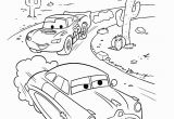 Coloring Pages Disney Cars Lightning Mcqueen Lightning Mcqueen and Doc Hudson Race Coloring Page
