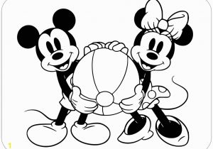 Coloring Pages Disney Minnie Mouse Coloring Page Of Classic Mickey and Minnie Mouse Holding A