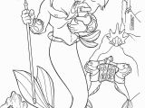 Coloring Pages Disney Princess Ariel King Triton and Little Ariel Coloring Page