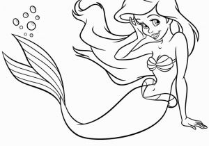 Coloring Pages Disney Princess Ariel Princess Ariel Posing for Coloring Page