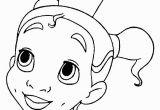 Coloring Pages Disney Princess Baby Little Tiana Coloring Pages Printable with Images