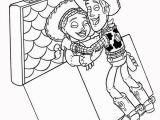 Coloring Pages Disney toy Story Woody and Jessie