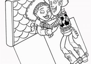 Coloring Pages Disney toy Story Woody and Jessie