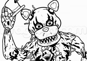 Coloring Pages Five Nights at Freddy S 3 Reliable Freddy Fazbear Coloring Page Print Draw Nightmare Five