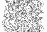 Coloring Pages Flower Garden Free Coloring Page Coloring for Adult Flowers Garden Still some