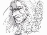 Coloring Pages for A Question Mark Kiguri “i Drew Geralt thought I D Draw Him before I Finish