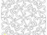 Coloring Pages for A Quilt Swirling Hearts 8t Block