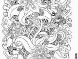 Coloring Pages for Adults Difficult Flower Flower Abstract Doodle Zentangle Zendoodle Paisley Coloring Pages