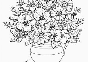 Coloring Pages for Adults Flowers Rosh Hashana Ecard Awesome Cool Vases Flower Vase Coloring