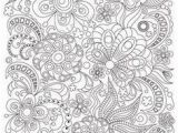 Coloring Pages for Adults Flowers Zentangle Art Coloring Page for Adults Printable Doodle