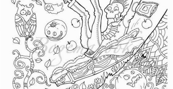 Coloring Pages for Adults Pdf Halloween Adult Coloring Book Pdf Coloring Pages Digital