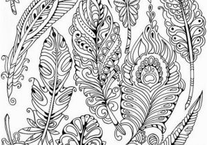 Coloring Pages for Adults Zentangle Herbstmandala Schön Feathers Printable Adult Coloring Page
