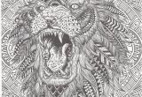 Coloring Pages for Adults Zentangle Lion Abstract Doodle Zentangle Coloring Pages Colouring