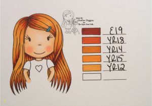 Coloring Pages for Copic Markers Copic Hair Color 3 & Skin tone 2 with Images