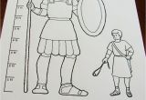 Coloring Pages for David and Goliath Scripture Heroes Story Of David and Goliath with Images