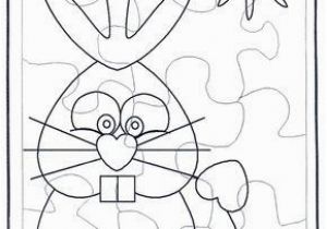 Coloring Pages for Easter Bunny Easter Bunny Puzzle 1 In 2020 with Images
