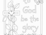 Coloring Pages for Easter Sunday Glory Of the Lord Coloring Page