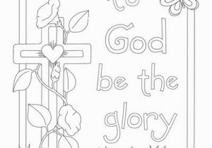 Coloring Pages for Easter Sunday Glory Of the Lord Coloring Page