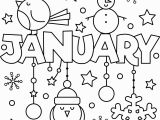 Coloring Pages for End Of School Year Happy New Year January Colouring Page