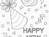 Coloring Pages for End Of School Year New Year Confetti Coloring Page