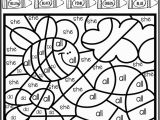 Coloring Pages for First Grade Color by Code Sight Words Primer Season Bundle Sight Word