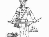 Coloring Pages for Fun Printable Native American Coloring Page Iroquois Warrior with Images