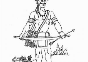 Coloring Pages for Fun Printable Native American Coloring Page Iroquois Warrior with Images