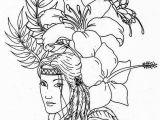 Coloring Pages for Fun Printable Native American Native American Difficult Coloring Pages