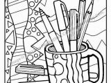 Coloring Pages for Gel Pens A Cup Full Coloring" Featuring the Colored Oencils