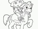 Coloring Pages for Girls Horses Dora the Explorer Horse Coloring Page