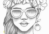 Coloring Pages for Girls Pdf Adult Coloring Page Girl Portrait and Clothes Colouring