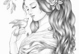 Coloring Pages for Girls Pdf Little Dove Coloring Pages for Adults Pretty Girl Coloring