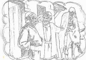 Coloring Pages for Good Samaritan the Samaritan and the Inkeeper