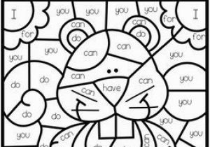 Coloring Pages for Grade 1 Color by Sight Words Fall themed