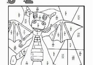 Coloring Pages for Grade 4 Equivalent Fractions Worksheets Ese Coloring Sheets Make