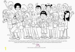 Coloring Pages for High School Students Print Multicultural Me Colouring Page for Kids and Students