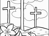 Coloring Pages for Holy Week Easter Cross Coloring Page