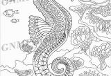 Coloring Pages for Intermediate Students Seahorse Pdf Zentangle Coloring Page therapy Coloring