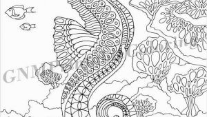 Coloring Pages for Intermediate Students Seahorse Pdf Zentangle Coloring Page therapy Coloring