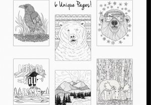 Coloring Pages for Intermediate Students Wild Animal Coloring Page Pack 6 Pages