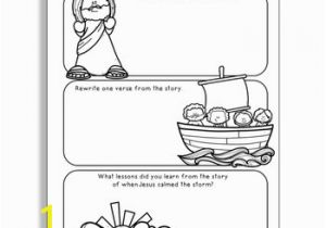 Coloring Pages for Jesus Calms the Storm Jesus Calms the Storm Worksheets & Teaching Resources