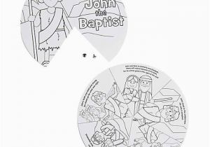 Coloring Pages for John the Baptist Color Your Own John the Baptist Story Wheels Dengan Gambar