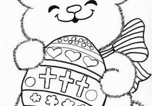 Coloring Pages for Kids Easter Catholic Easter Bunny Coloring Page