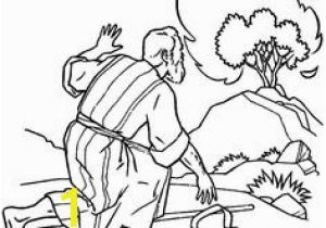 Coloring Pages for Moses and the Burning Bush 10 Best Burning Bush Craft Images